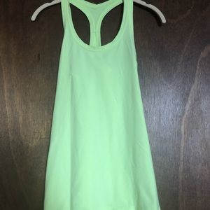 Lululemon Cool Racerback in bright yellow